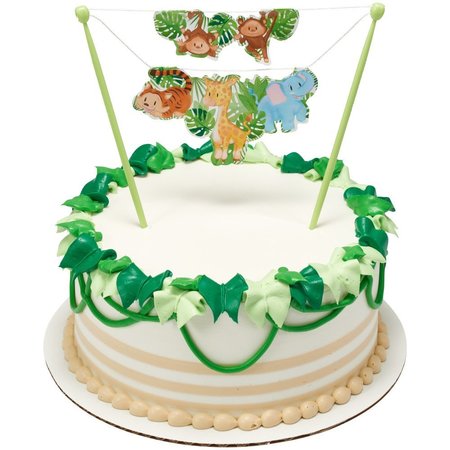 CAKEDRAKE Baby Theme Cake Topper, Baby Animals Banner-Banner Cake Decor Lay-On 1/PKG cake topper decor CD-DCP-27357-1/PKG